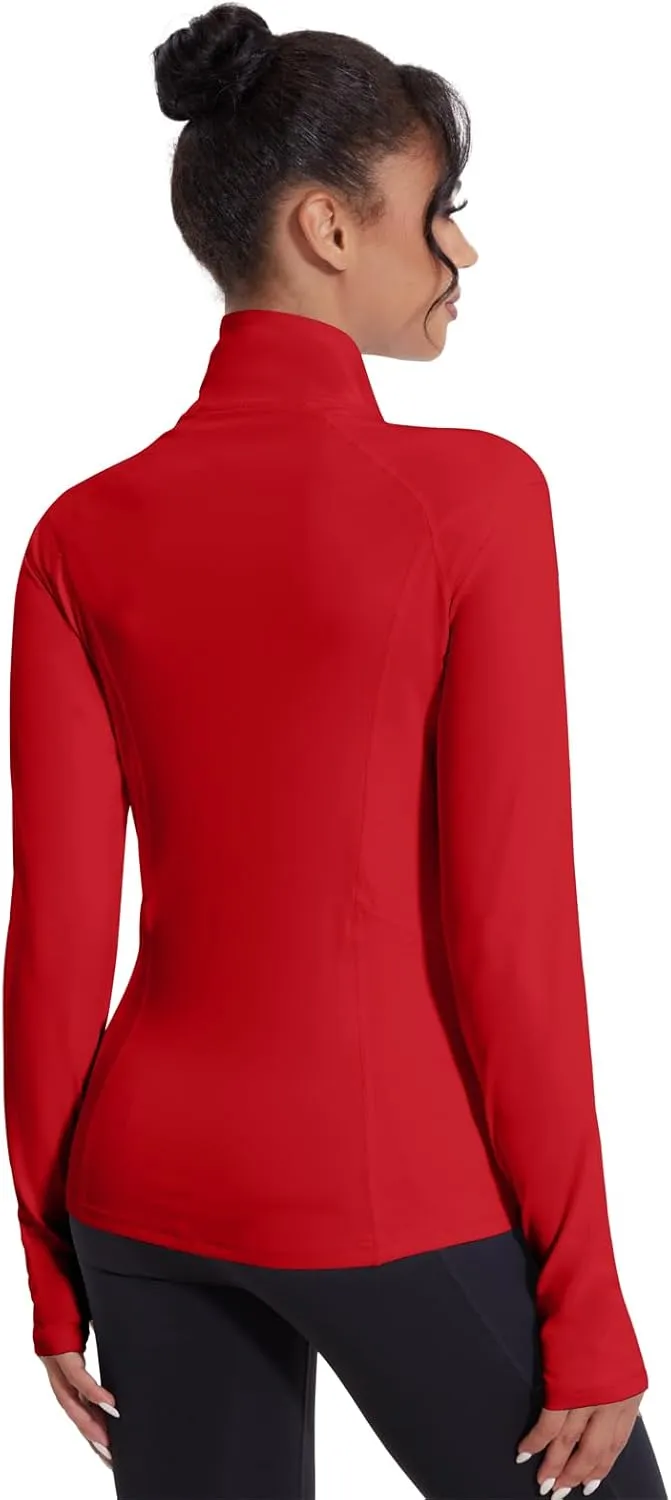 VUTRU Women's Workout Jackets Full Zip Athletic Tops Lightweight Gym Yoga Running Jacket with Pockets