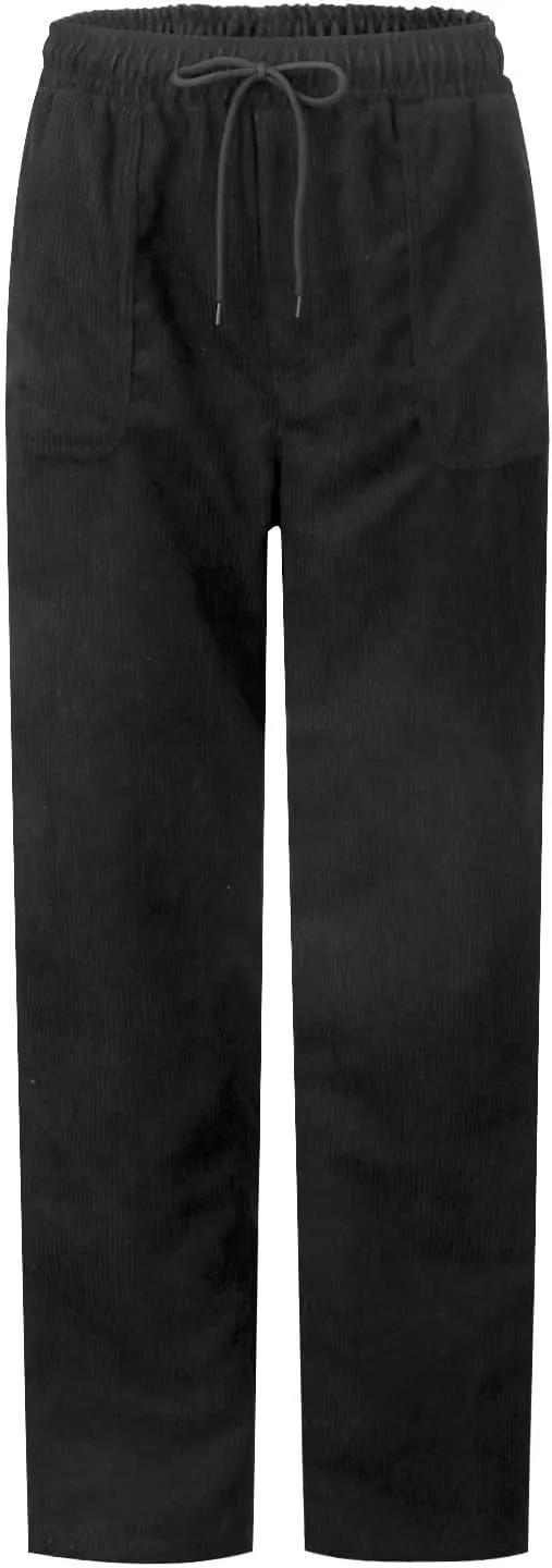 Womens Corduroy Cuffed Pants 2025 Trendy High Waisted Straight Leg Drawstring Trousers Work Office Dress Casual Pants