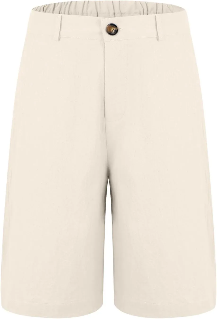 Womens Shorts Dressy Casual Summer High Waisted Tailored Pleated Business Work Trouser with Swim Shorts