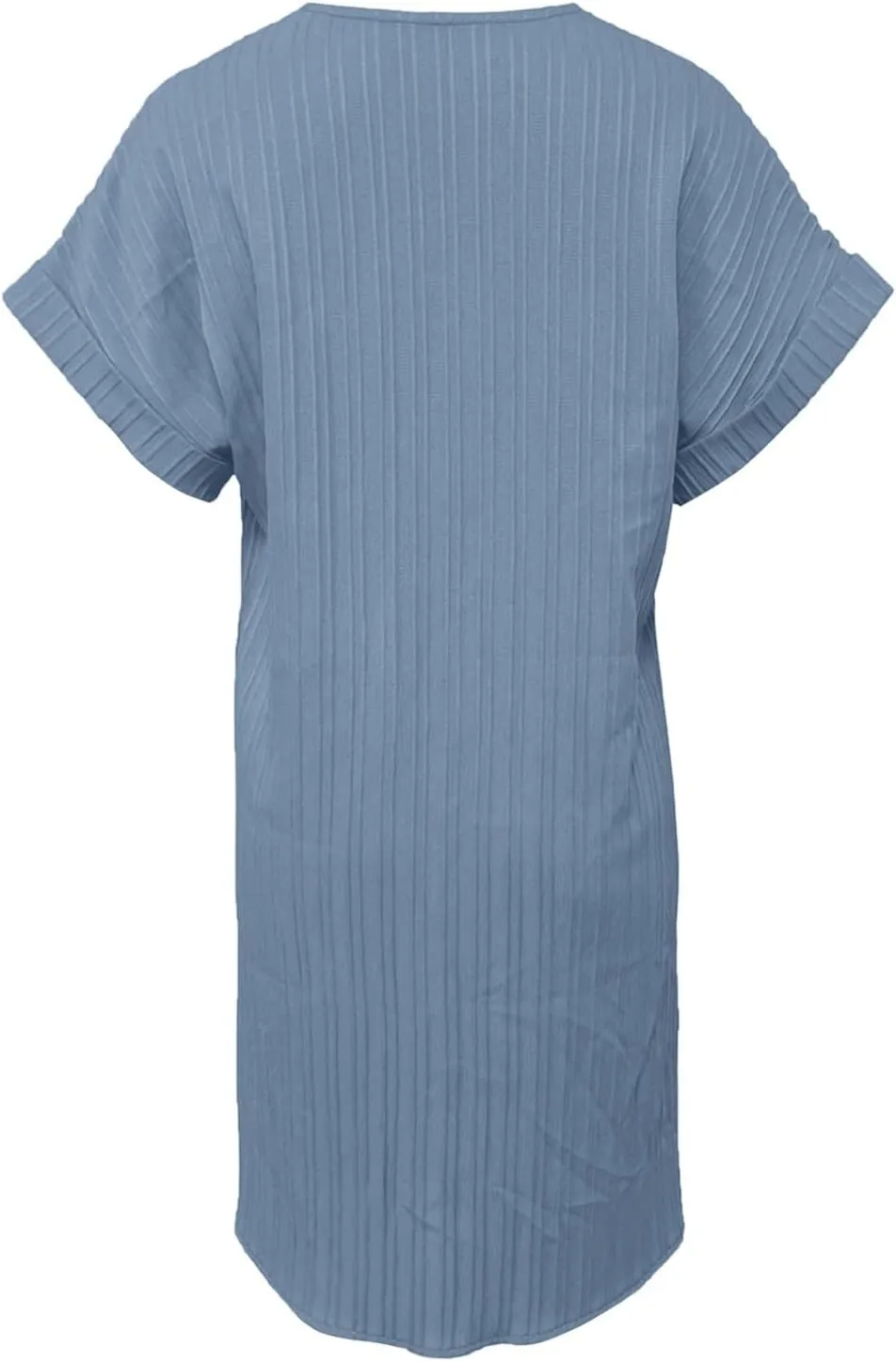 Womens Summer Shirt Dress Short Sleeve A Line Shift Dress Casual Loose Fit Beach Sundress Shirt Tunic Dresses with Pockets