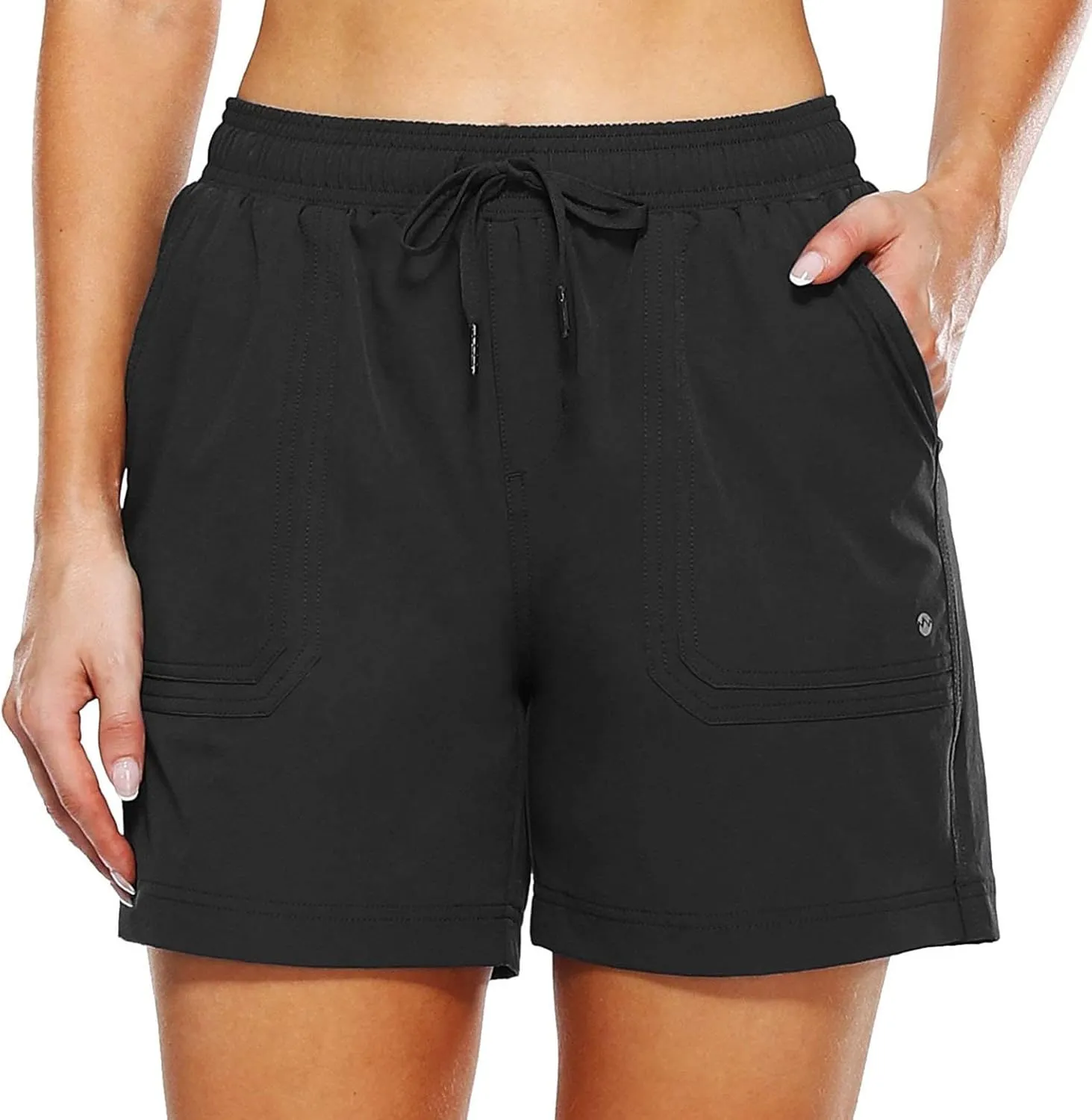 Women's Sweat Shorts with Pockets Cotton Quick Dry Drawstring Summer Workout Casual Athletic Hiking Lounge Shorts
