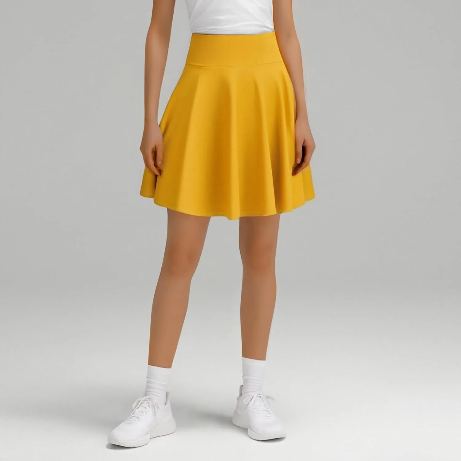 Women's Tennis Skirts with Shorts High Waisted Tummy Control Athletic Pleated Golf Skorts with Shorts Pockets