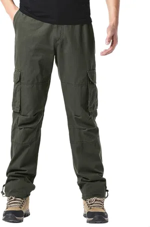 Work Pants for Men Construction Flex Casual Sweatpants Classic Tactical Pants Multi Pockets Twill Sport Hiking Pants