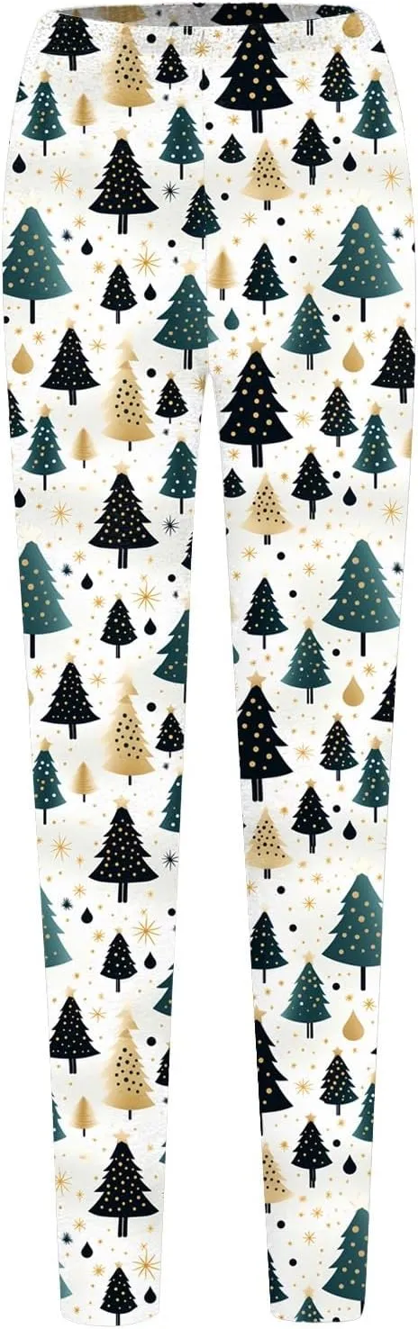Workout Leggings for Women Fashion Soft Daily Vacation Deep Green Gray Green All Seasons Flare Leggings for Women