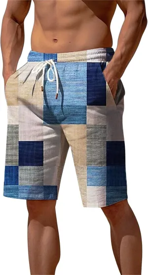 Workout Shorts for Men Pocket Pants Work Trousers Beach Baggy Shorts Pant Lounge Shorts Men Mens Work Mens 5 Inch