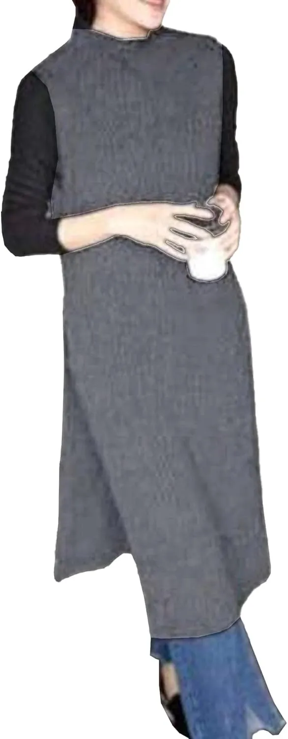 xxxiticat Women's Mock Neck Long Sweater Vest Sleeveless High Split Slit Hem Knitted Pullover Sweater Jumpers Outerwear
